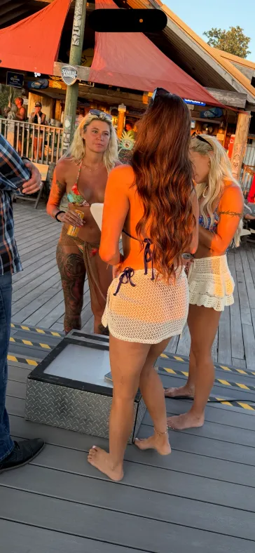 Fans at an outdoor venue